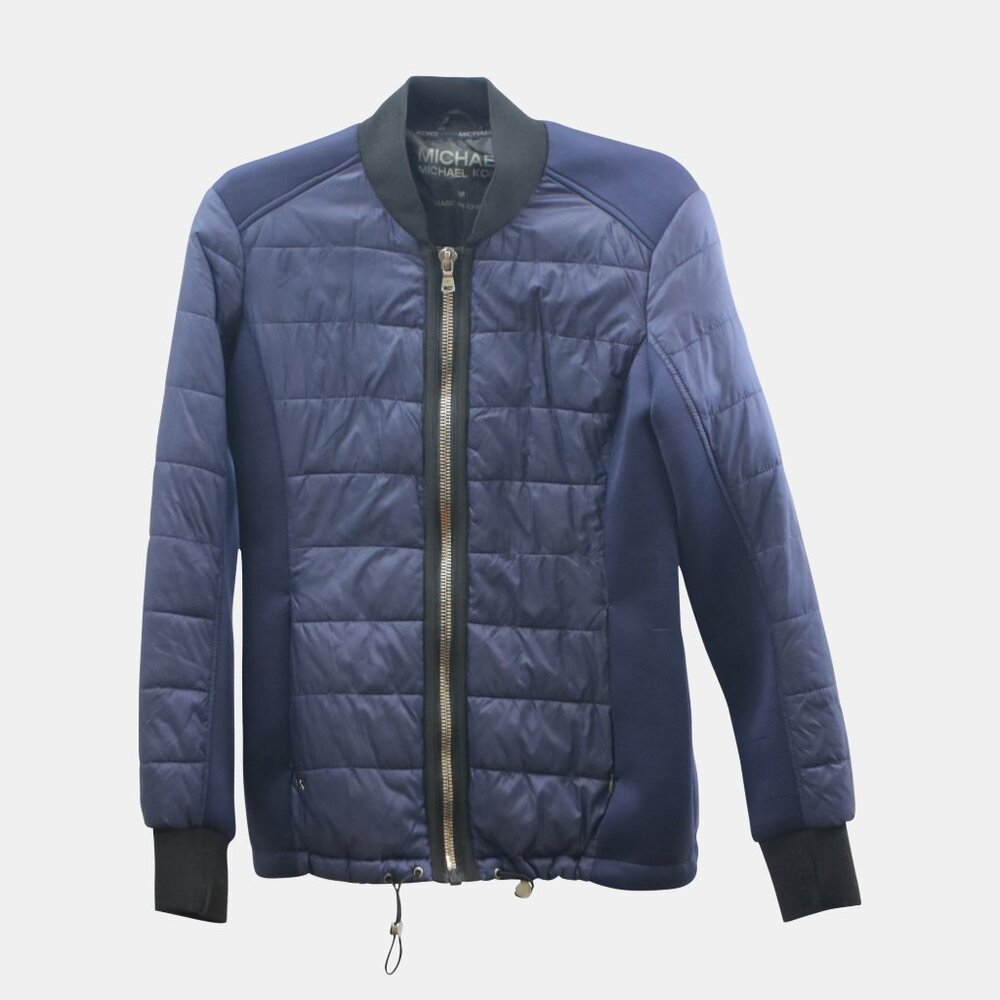 Michael by Michael Kors Quilted Navy Jacket – Size M – Good Condition
